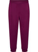 Jerseybroek met hoge taille en zakken, Paars, Packshot image number 0