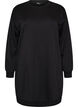 Losse sweatshirtjurk met zakken, Zwart, Packshot image number 0