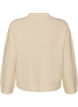 Trui met kabelpatroon, Vanille, Packshot image number 1