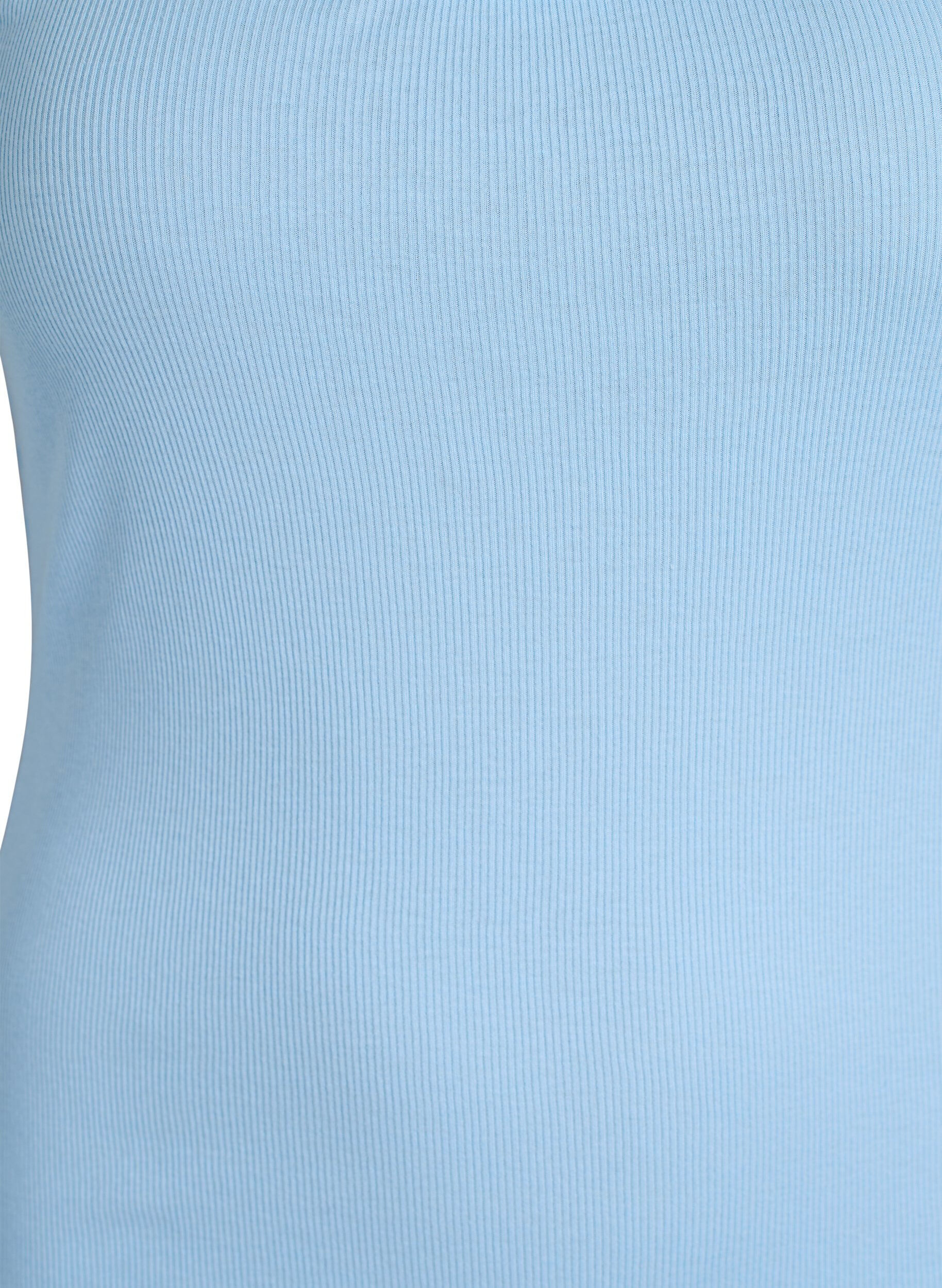 ZizziTop met kanten rand, Blauw, Packshot image number 2