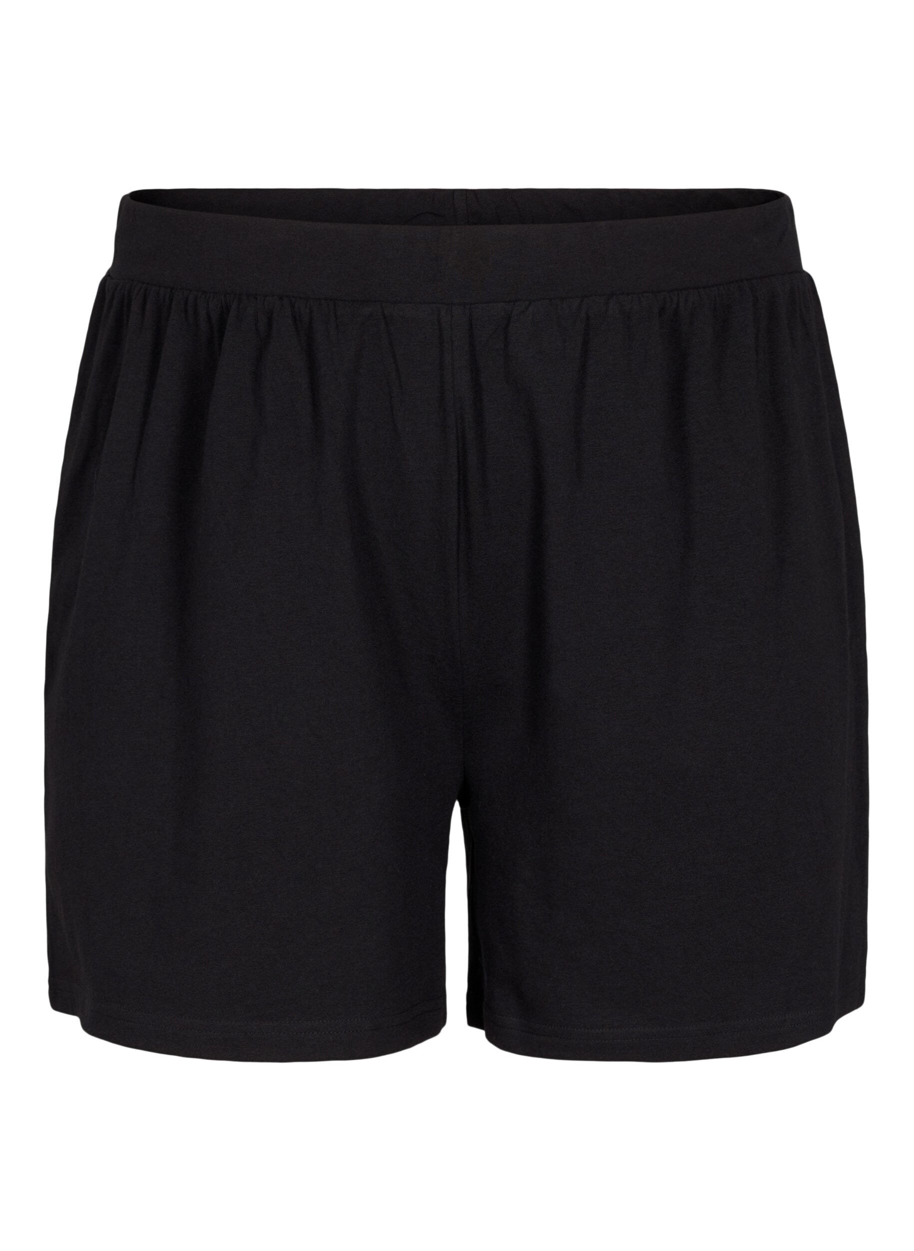 Losse pyjama shorts van katoenmix