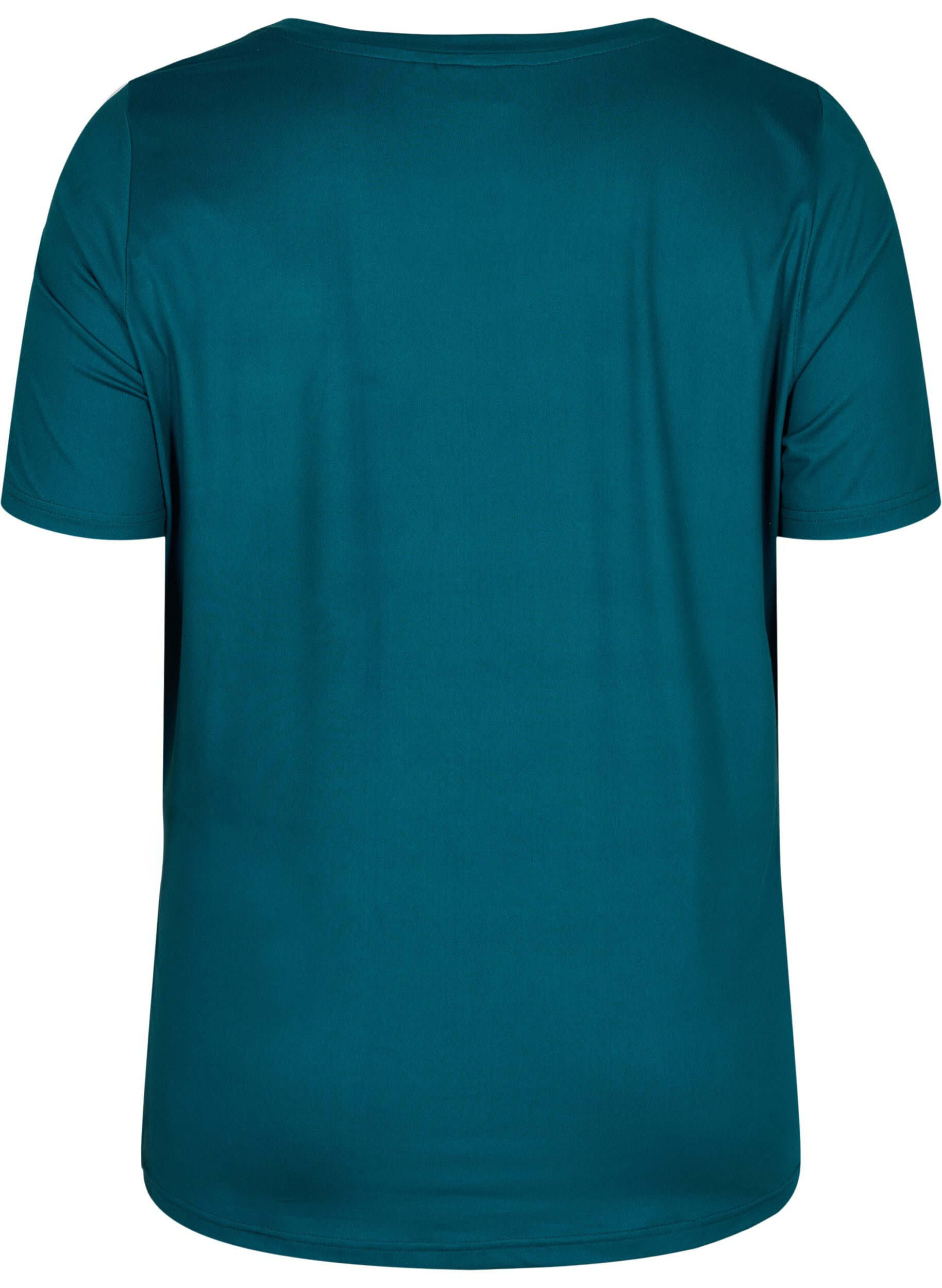 Zizzi Zwangerschap sport t-shirt, Deep Teal, Packshot image number 1
