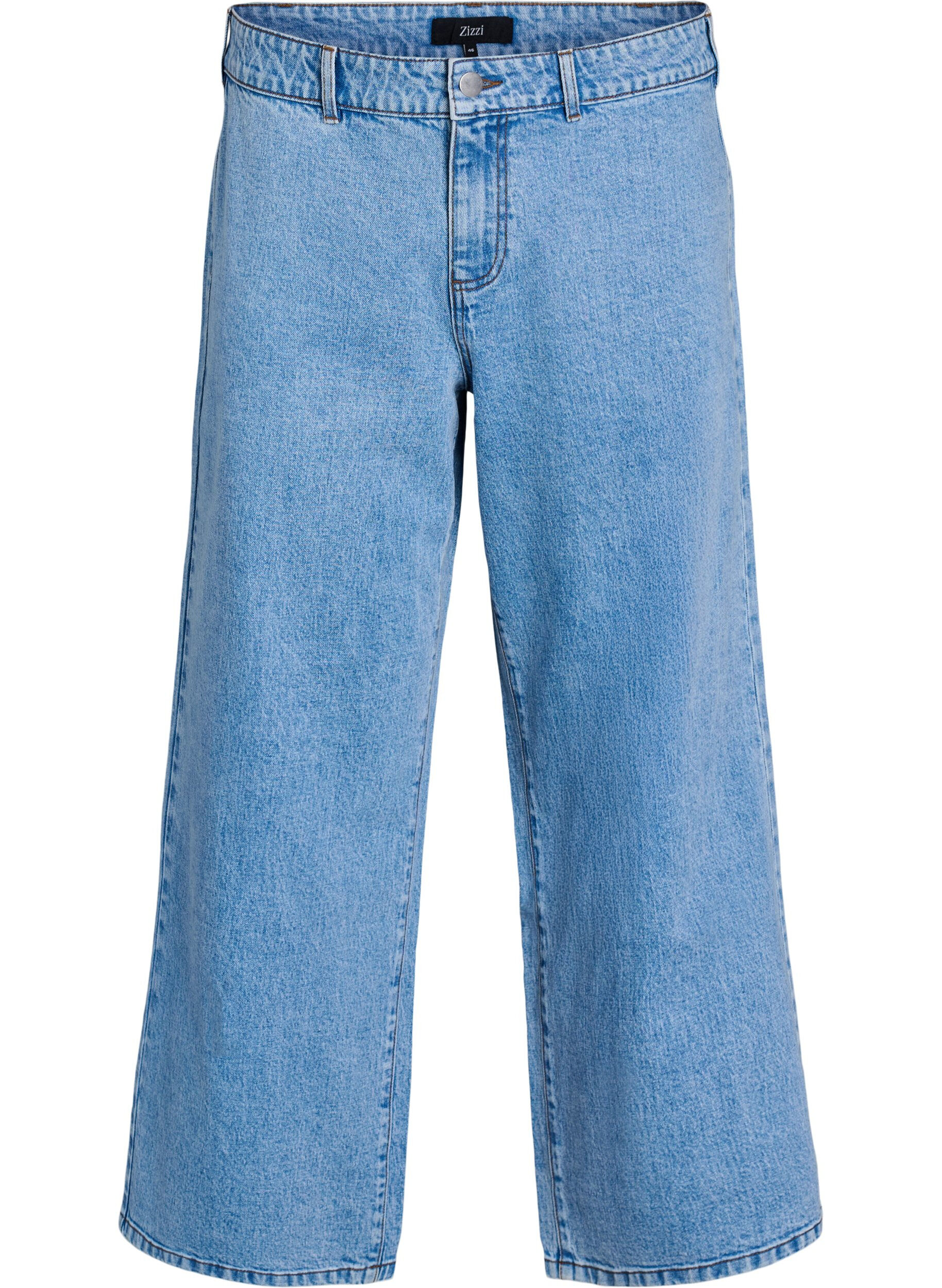 High waist wijde pijpen jeans
