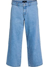 High waist wijde pijpen jeans, Blauw