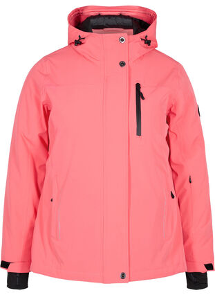 Ski jas met verstelbare onderkant en capuchon, Dubarry, Packshot image number 0