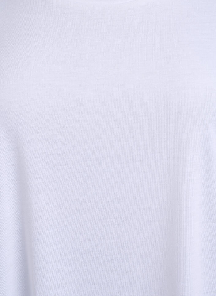 Nachthemd met korte mouwen en tekstprint, , Packshot image number 2