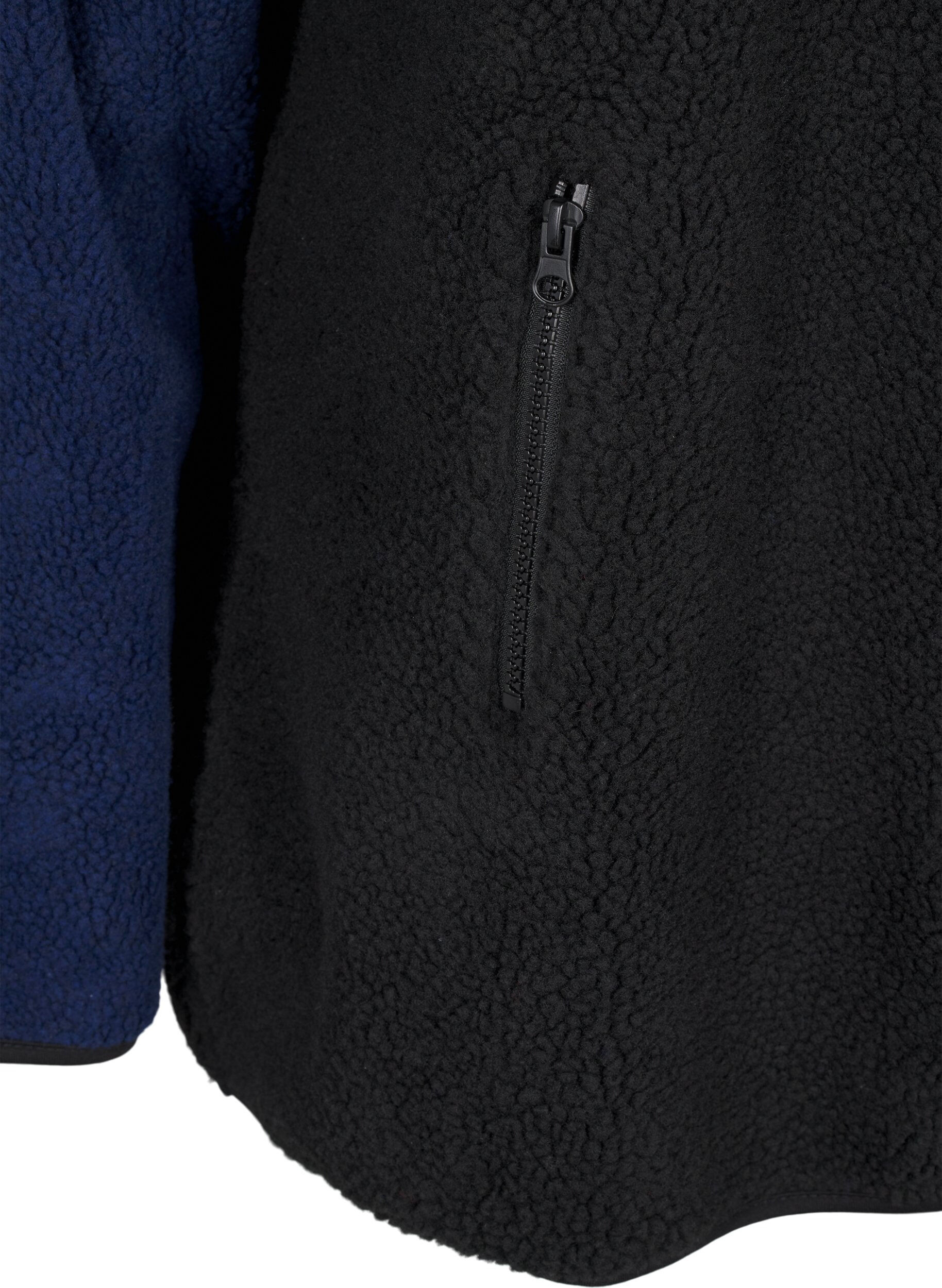 Zizzi Teddyjas met kleurblok, Night Sky comb., Packshot image number 3