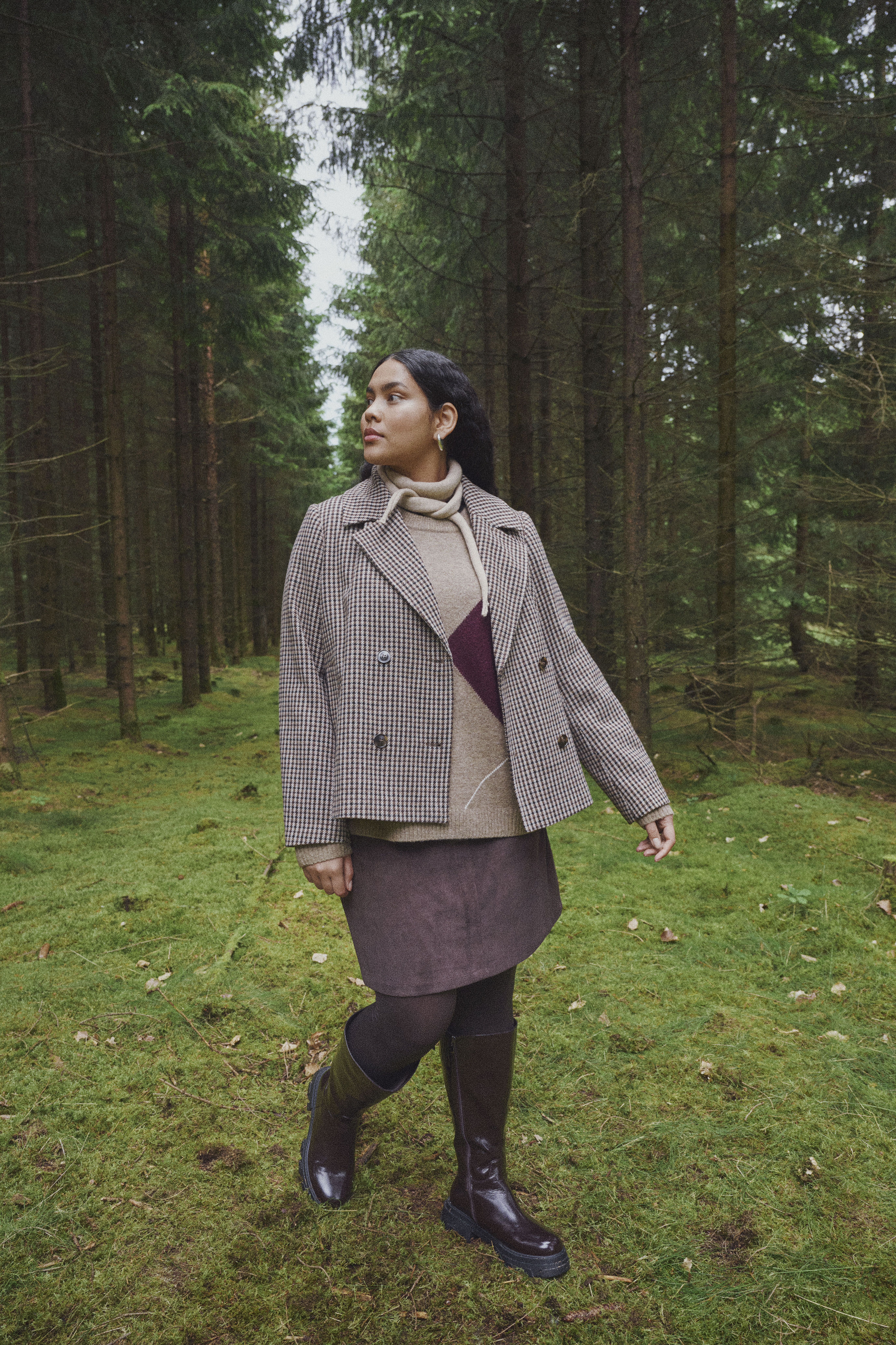 ZizziKlassieke herfst in aardetinten, , Model