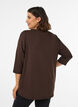 Sporttop met 3/4 mouwen, Bruin, Model image number 2