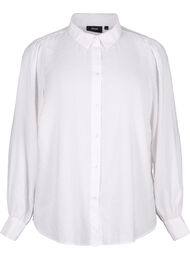 Shirt met lange mouwen van Tencel ™ Modal, Bright White