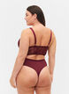 G-string met normale taille, Bordeaux Ass, Model image number 1