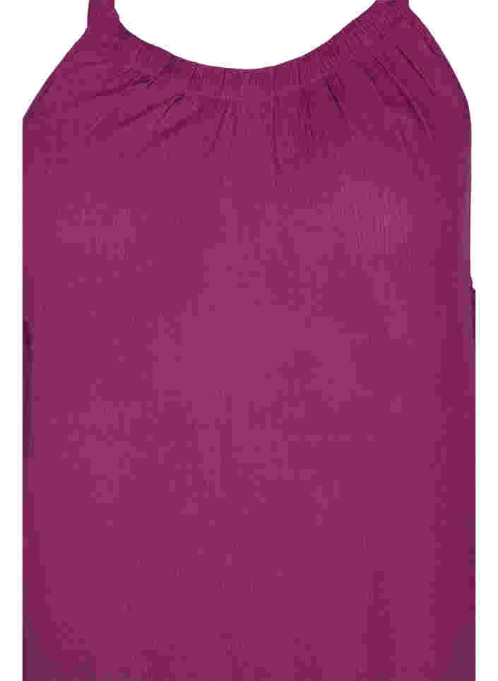 Lange strandjurk in viscose, Dark Purple, Packshot image number 2