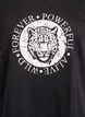 T-shirt met print, Zwart, Packshot image number 2