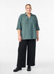 FLASH - Shirt met 3/4 mouwen en borstzakken, Groen, Model image number 1