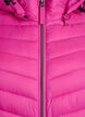 Lichtgewicht jas met zakken en een afneembare capuchon, Roze, Packshot image number 2