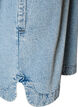 Kortemouwen denim jurk met kraag en knoopsluiting, Blauw, Packshot image number 3