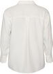 Losse shirt met V-hals, Wit, Packshot image number 1
