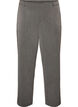 Hoogtailleerde pantalon met rechte pasvorm, Grijs, Packshot image number 0