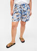 Losse shorts van viscose, Blue Graphic AOP, Model image number 2