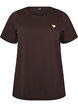 T-shirt met print, Bruin, Packshot image number 0