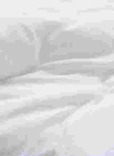 Beddengoed set van katoen in effen kleur, White Alyssum, Packshot image number 3
