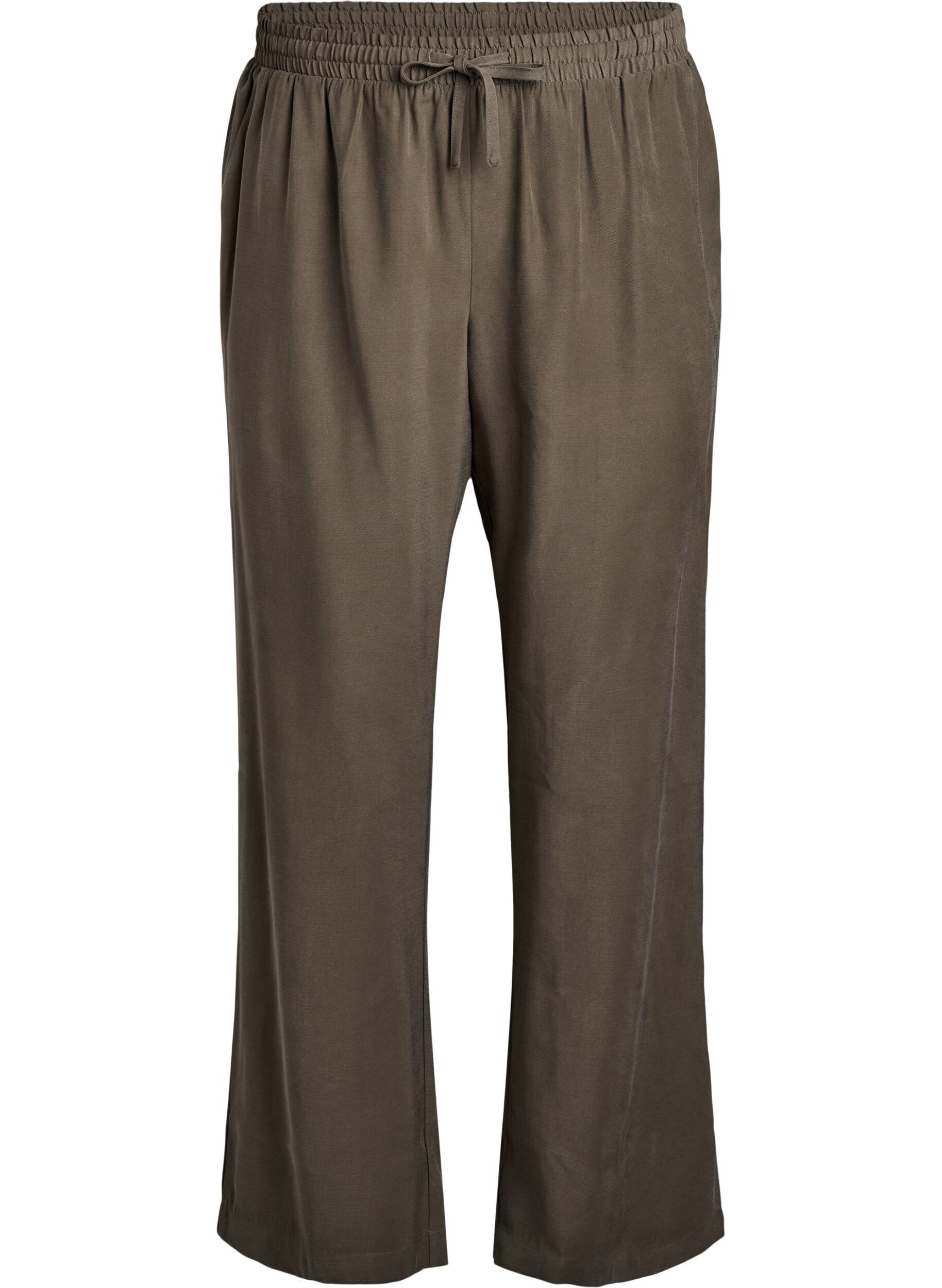 FLASH - Viscose broek met elastische tailleband