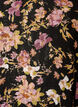 Blouse met bloemenprint en ruchesdetails, Zwart, Packshot image number 2