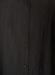 Viscose blouse met knoopjes en textuur, Zwart, Packshot image number 2
