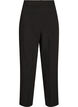 Op maat gemaakte broek met wijde pijpen en hoge taille, Zwart, Packshot image number 1