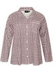 Katoenen pyjamashirt met borstzak, Rood, Packshot image number 0