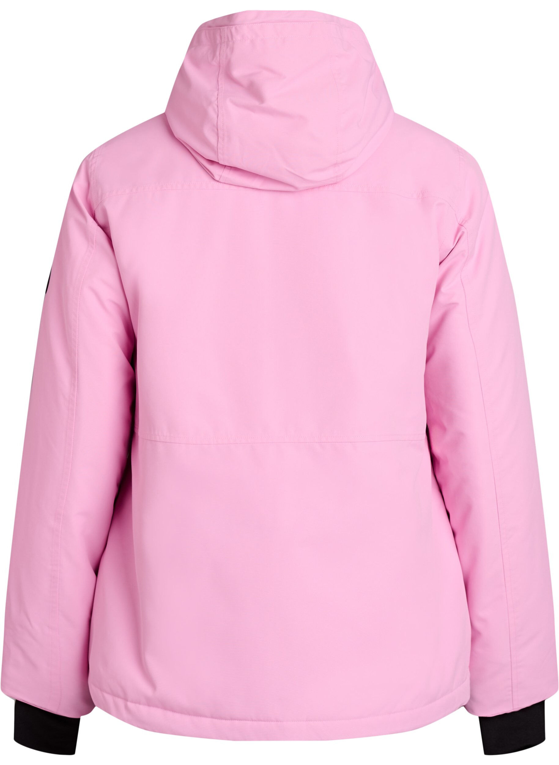 Zizzi Functionele ski-anorak met capuchon, Roze, Packshot image number 1