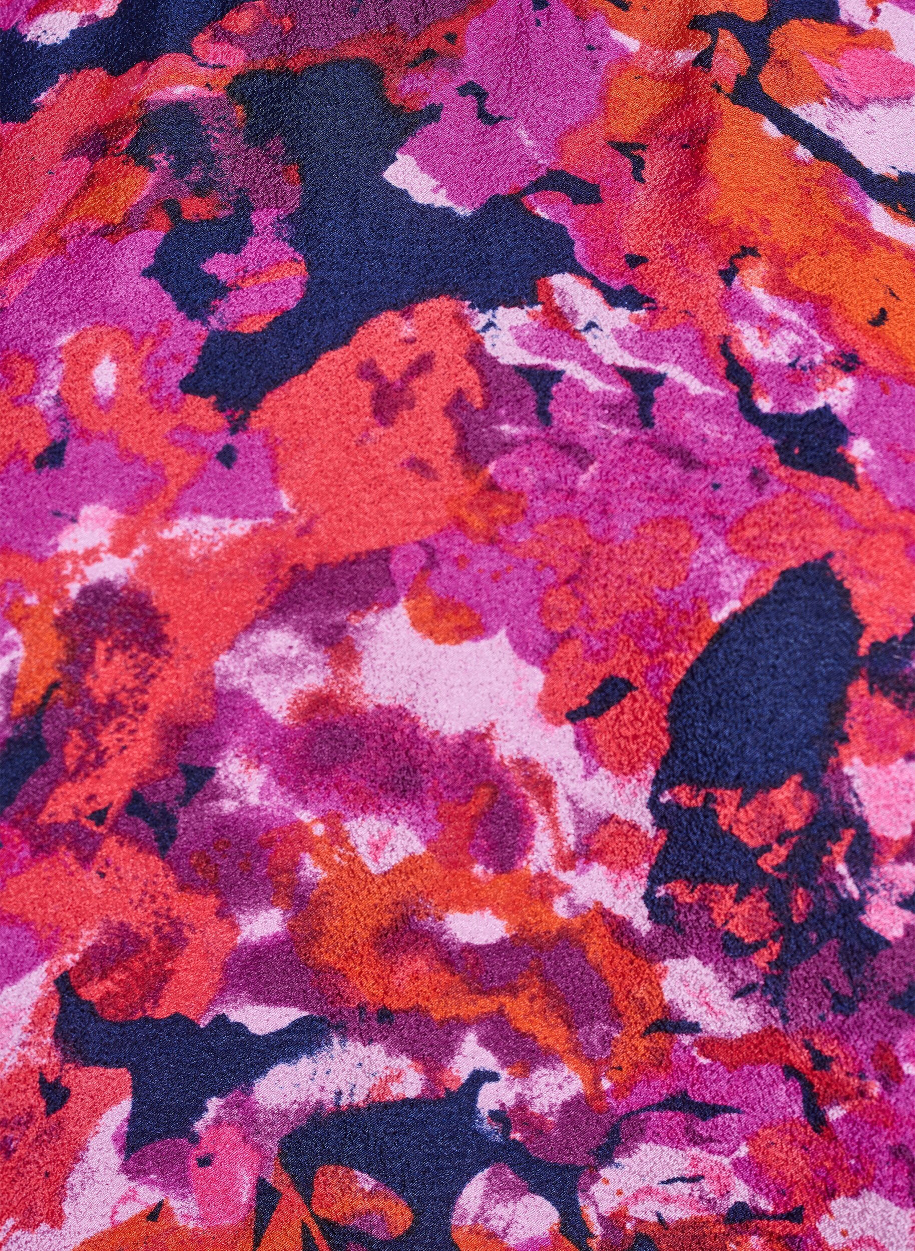 Zizzi Blouse met 1/2 mouwen en een kleurrijke print, Roze, Packshot image number 2