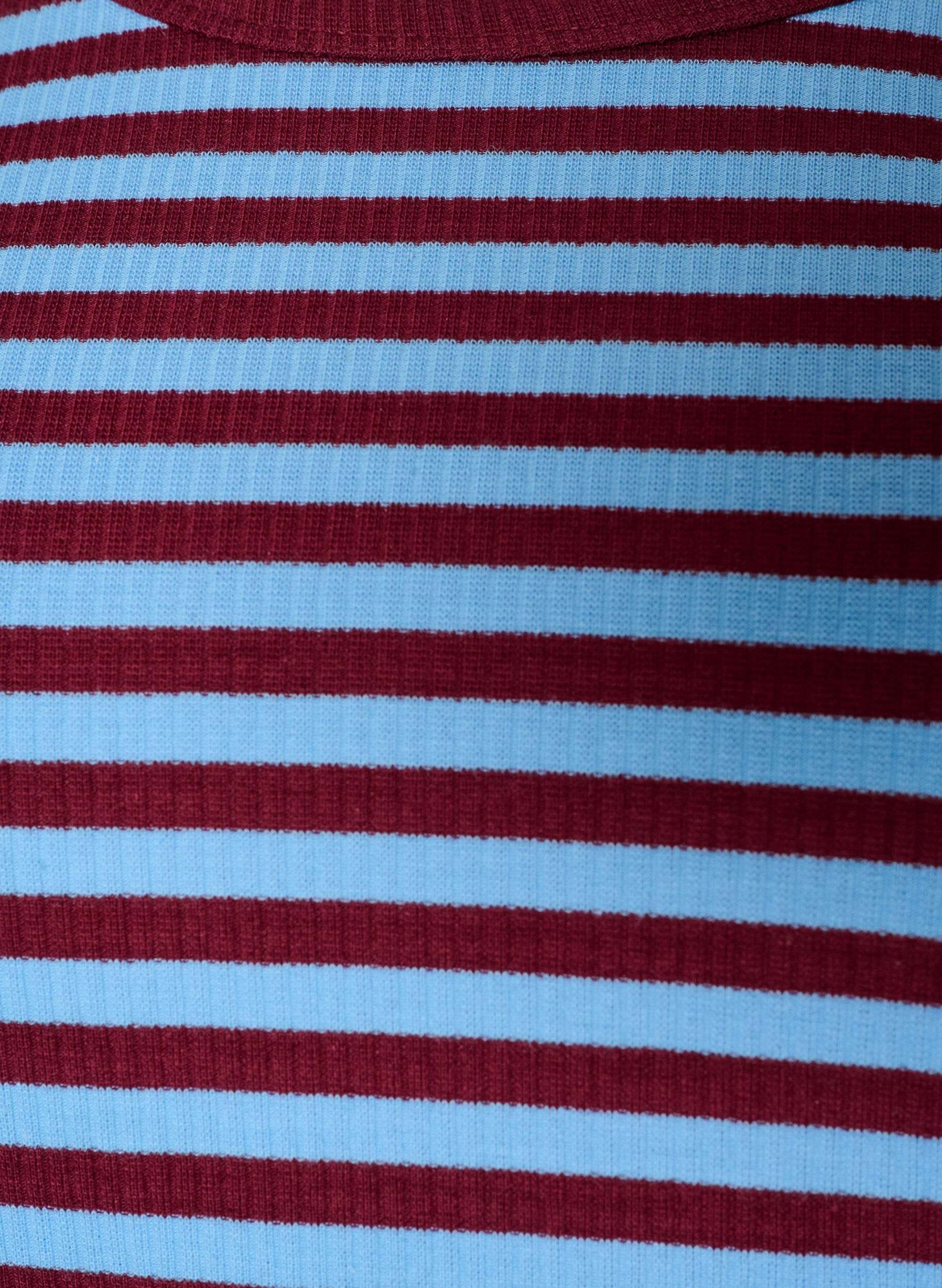 ZizziGestreepte blouse met lange mouwen, Blauw, Packshot image number 2