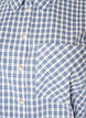 Losvallend geruit overhemd met strikceintuur, Blauw, Packshot image number 2