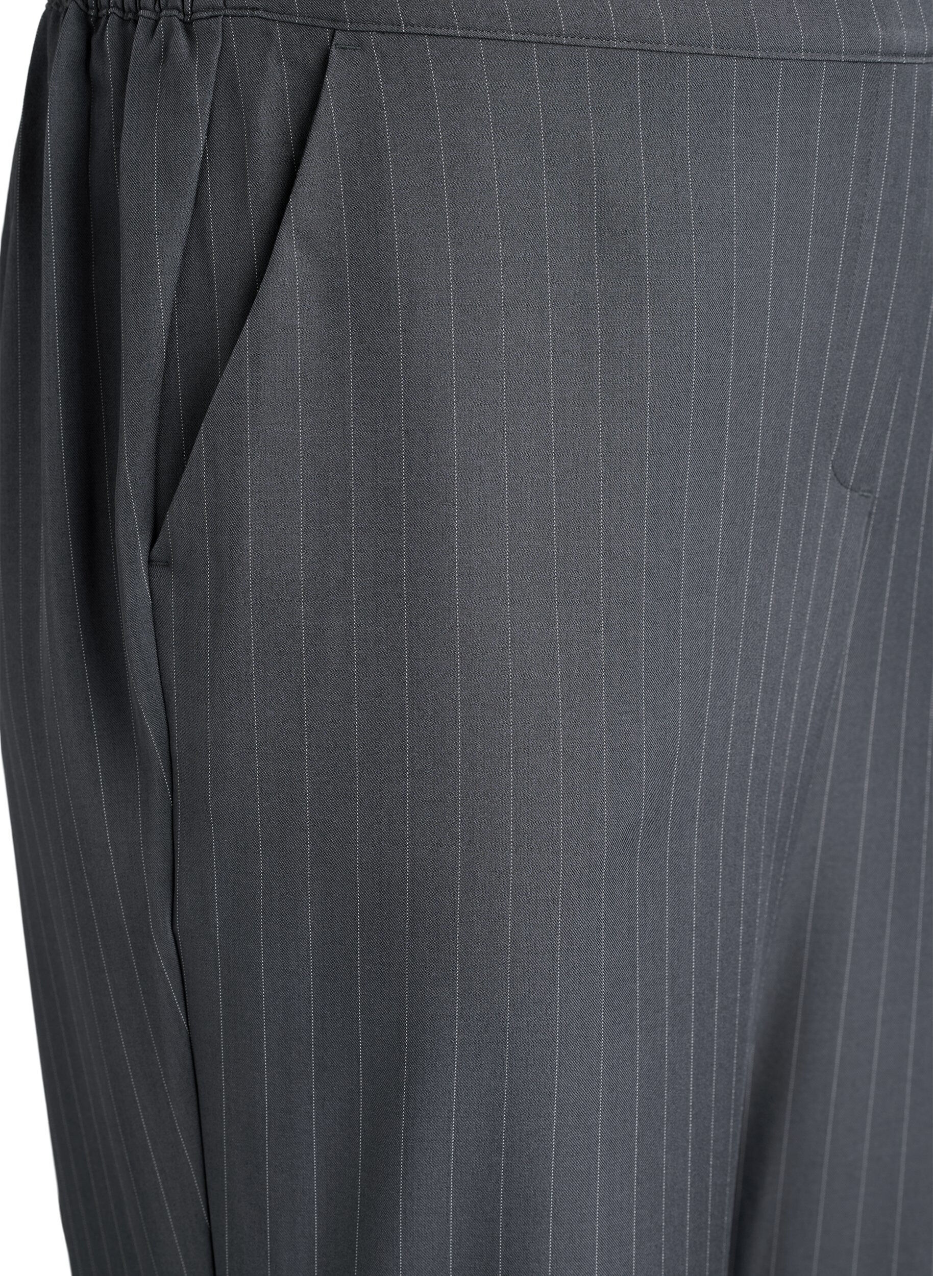 ZizziLosse broek met zakken, Grijs, Packshot image number 2