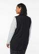 Mouwloze blazer bodywarmer met klassieke revers, Zwart, Model image number 2