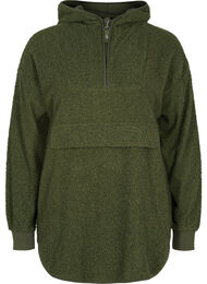 Teddy hoodie , Rifle Green
