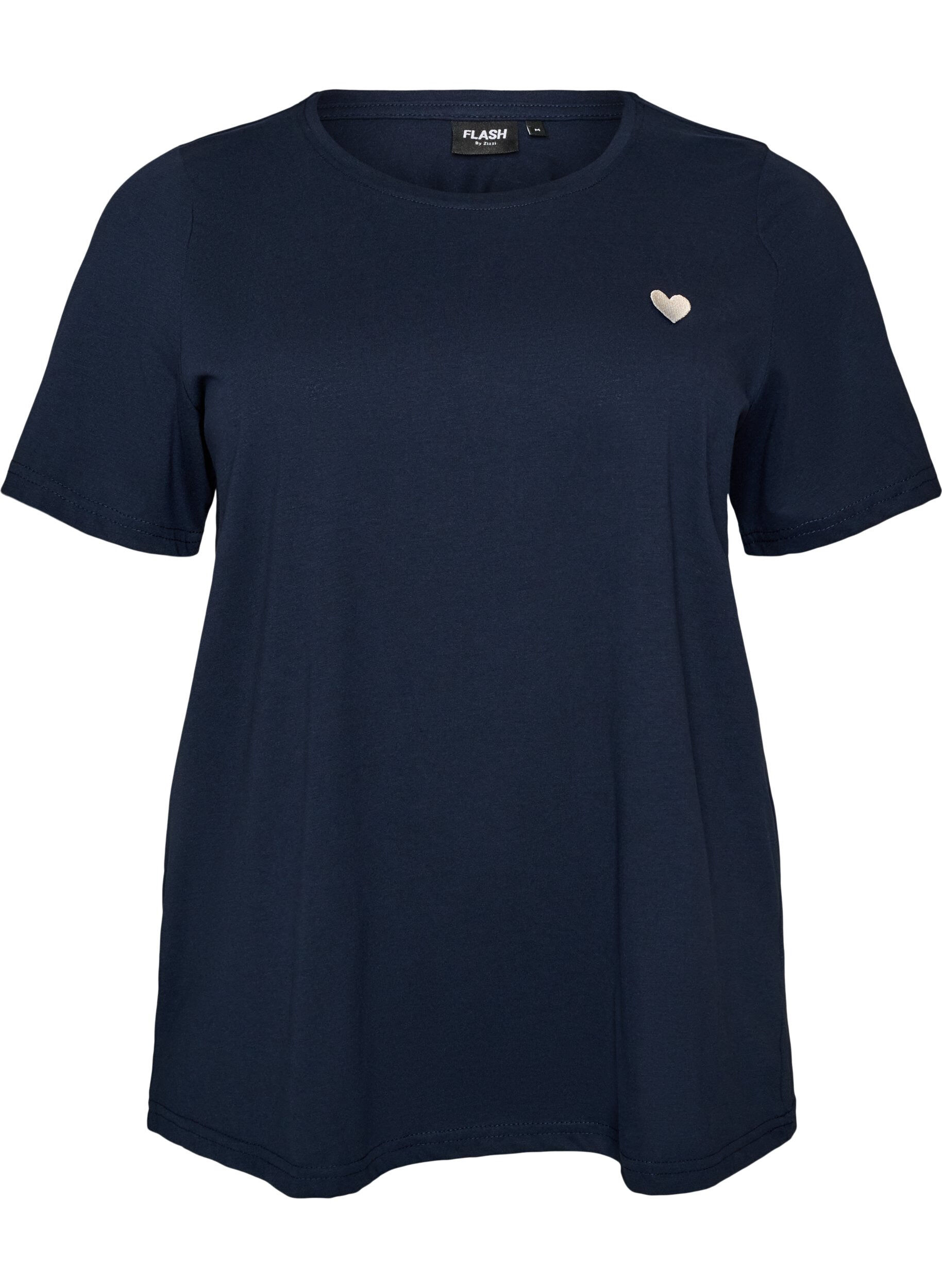 ZizziT-shirt met print, Blauw, Packshot image number 0