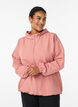 Lichtgewicht jas met een capuchon en ritssluiting, Roze, Model image number 0