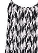 Bandjurk van viscose met print, Black Swirl AOP, Packshot image number 2