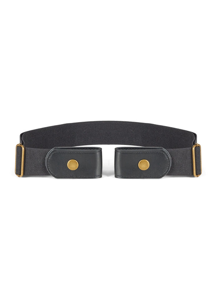 Elastische riem, Zwart, Packshot image number 0