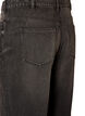 Kiana straight-fit jeans met hoge taille, Zwart, Packshot image number 3