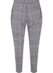 Cropped Maddison broek met geruit motief, Black Check, Packshot image number 1