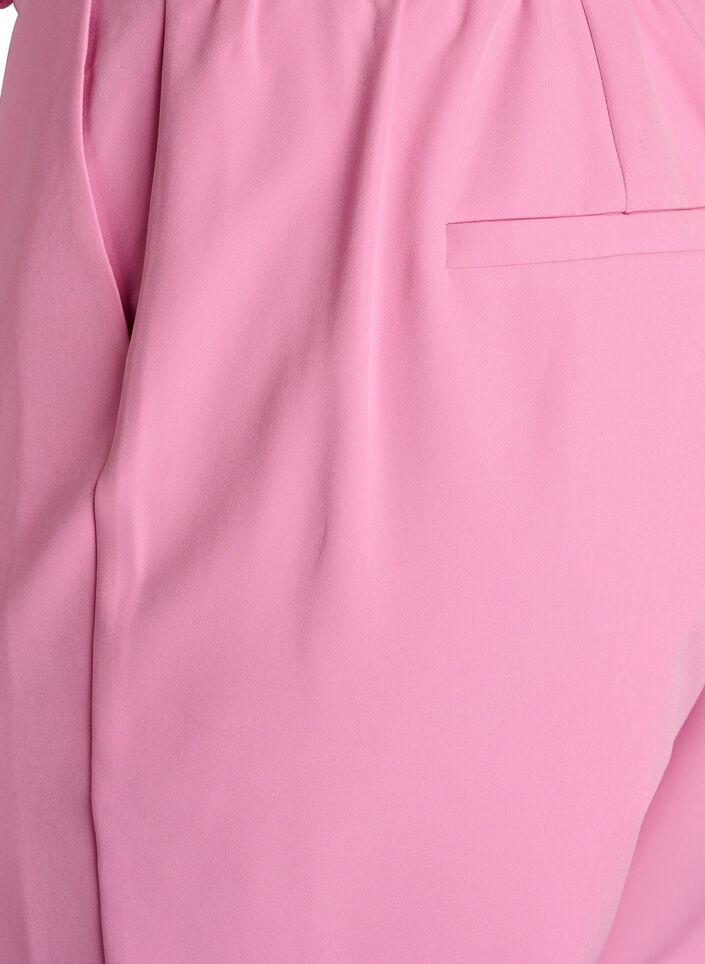 Broek met zakken en rechte pijpen, Roze, Packshot image number 3