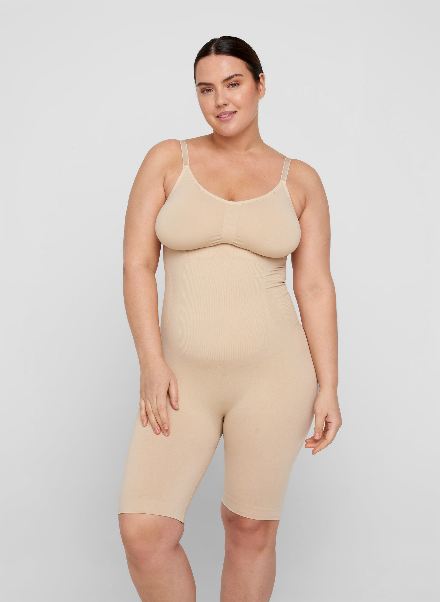 Zizzi Shapewear overall, Nude, Model image number 0