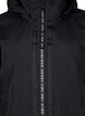 Functionele parka met reflecterende details, Black, Packshot image number 2