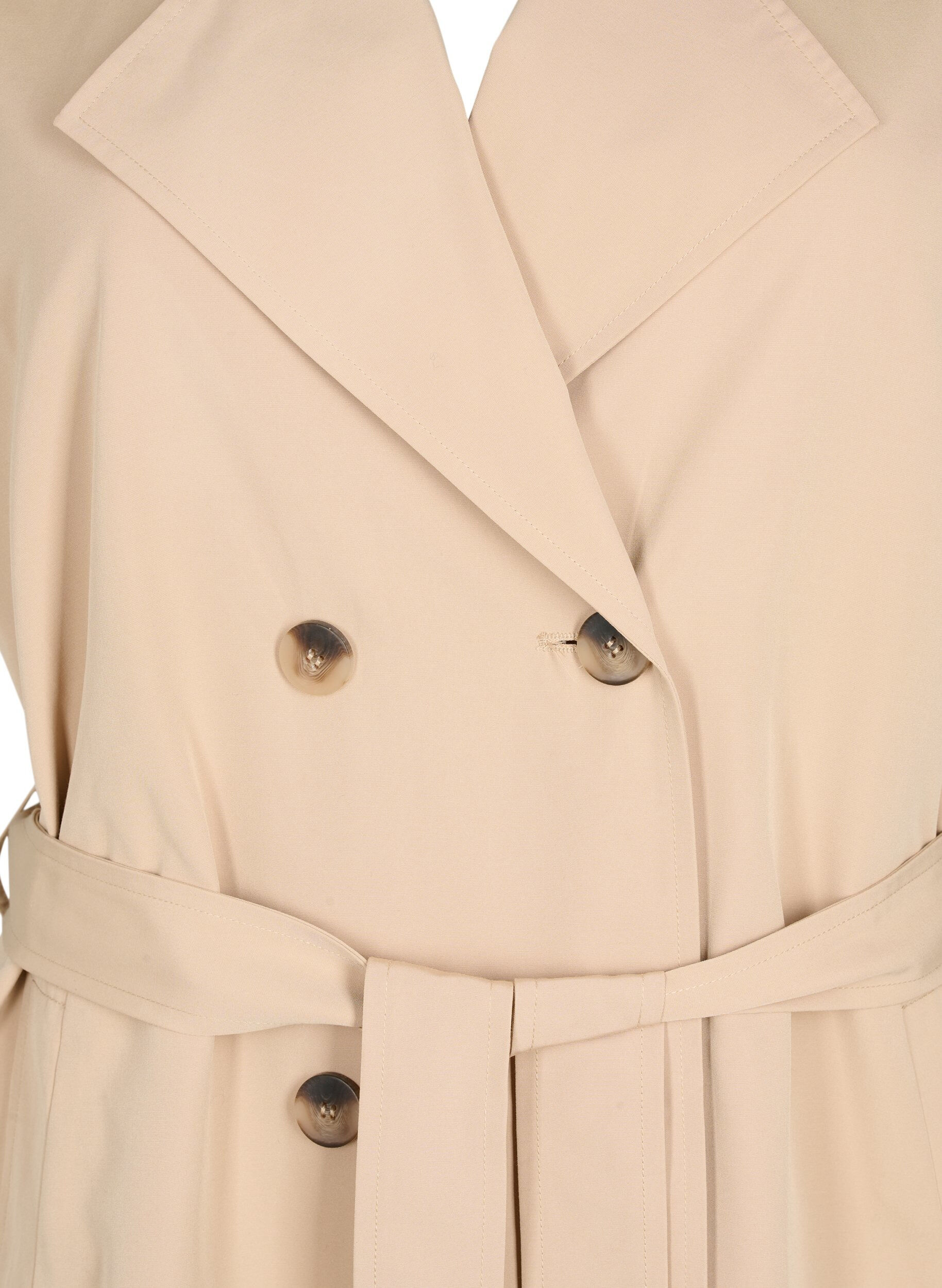 Zizzi Lang vest met riem, Nomad, Packshot image number 2