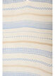 Mouwloze blouse met ruches en gestreept patroon, Vanille, Packshot image number 2