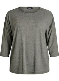 FLASH – Jersey blouse met 3/4 mouwen, Groen