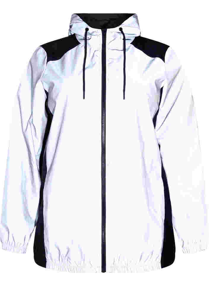 Reflecterende jas met capuchon, Black w. Reflex, Packshot image number 3